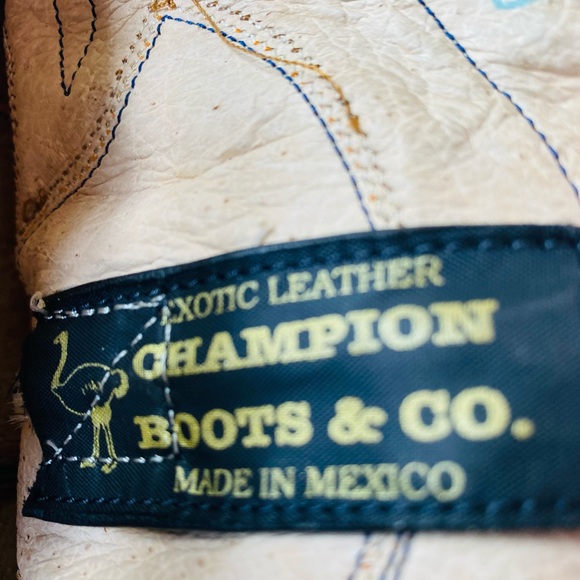 Exotic Leather Dark Brown Cowboy Boots. New - Picture 5 of 12